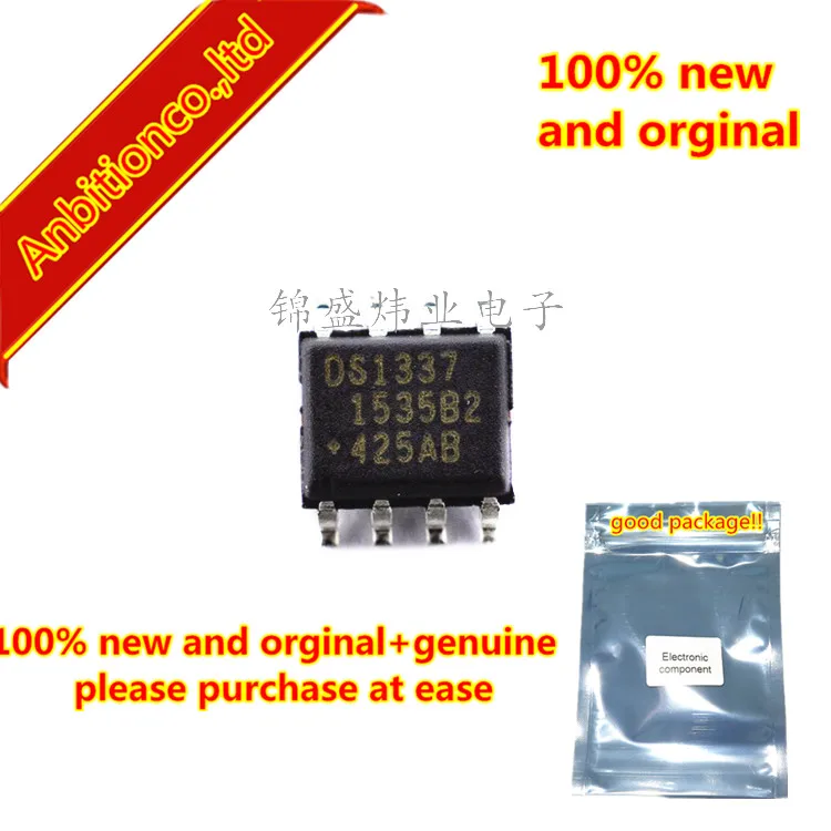 

10 шт., новинка 100%, оригинальный DS1337S + T & R DS1337 SOP8 в наличии