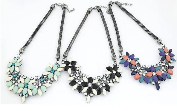 Ожерелье-чокер Kymyad с черными звеньями массивное ожерелье для женщин ожерелья и