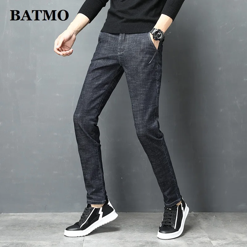 Batmo 2019 Новое поступление высокое качество повседневные тонкие эластичные черные