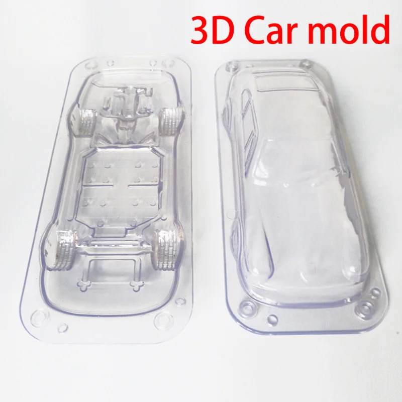 Выпечка Кондитерские инструменты 3D машина шоколадная форма Пластиковая форма для конфет торт дизайн украшения формы кондитерские изделия ручной работы автомобиля
