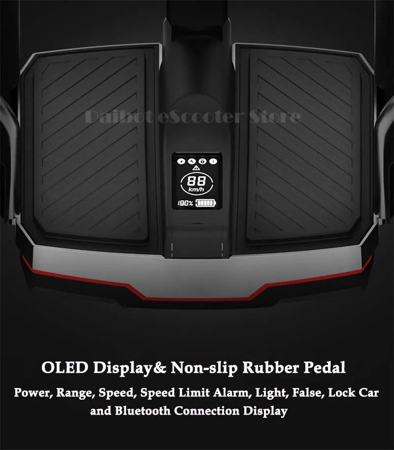 Daibot внедорожный Ховерборд два колеса самобалансирующийся скутер с Bluetooth динамиком 19 дюймов 60 в 1200 Вт* 2 электрический скутер для взрослых