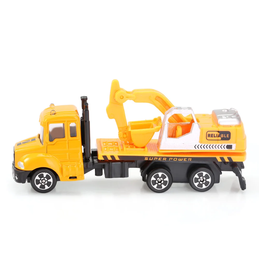 Мини Сплав 1:64 масштаб экскаватор грузовик эмуляция модель бульдозера игрушечные