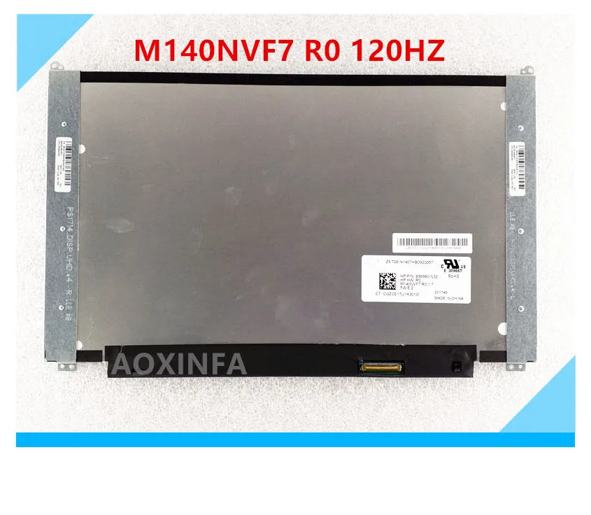 Оригинальный ЖК-экран 120 Гц 14 &quotIPS для ноутбука M140NVF7 R0 EDP 40PIN | Компьютеры и офис
