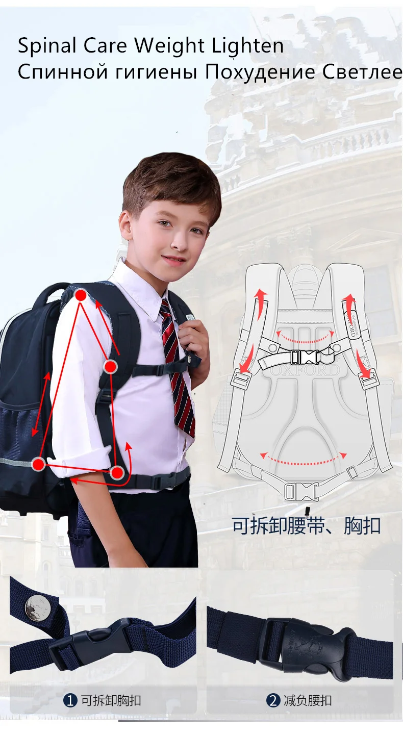 Ортопедический эргономичный детский рюкзак для девочек и мальчиков 2 6 классов