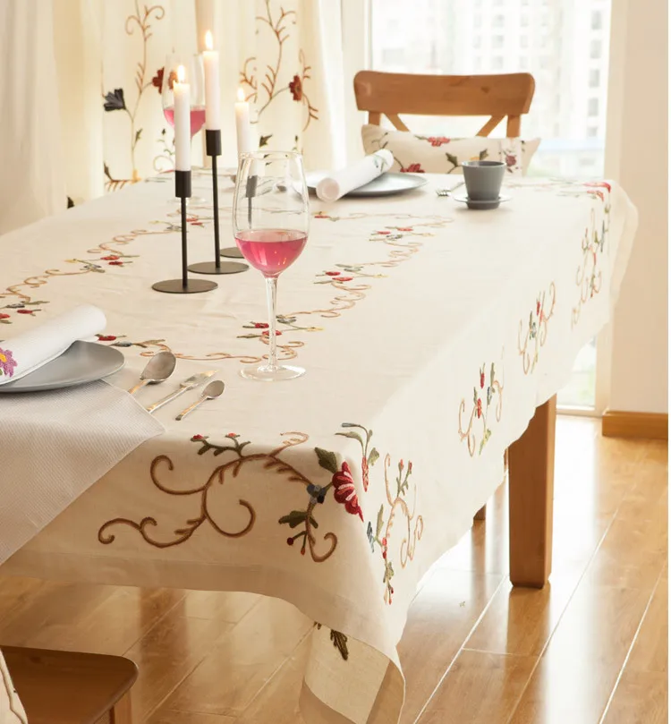 HB907 ткань бежевая льняная скатерть для иллюстрации чехол бегуна салфетка с