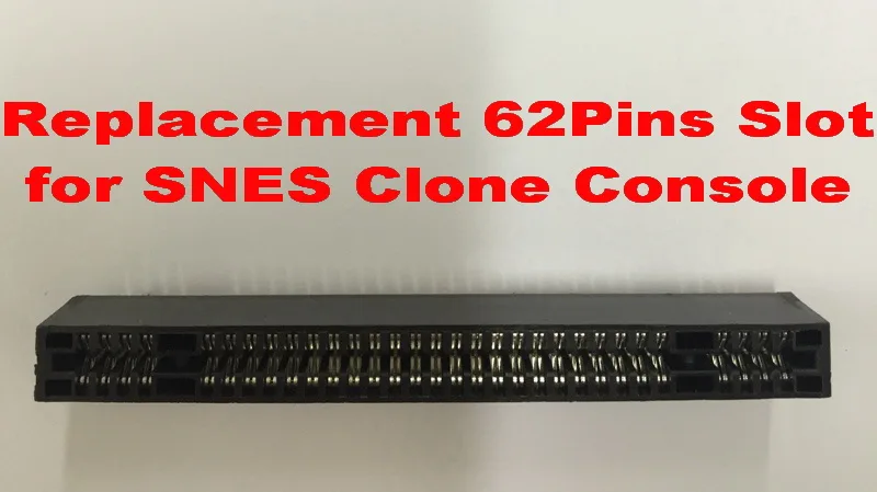 

62 Сменные булавки слот для консоли SNES/SFC Clone