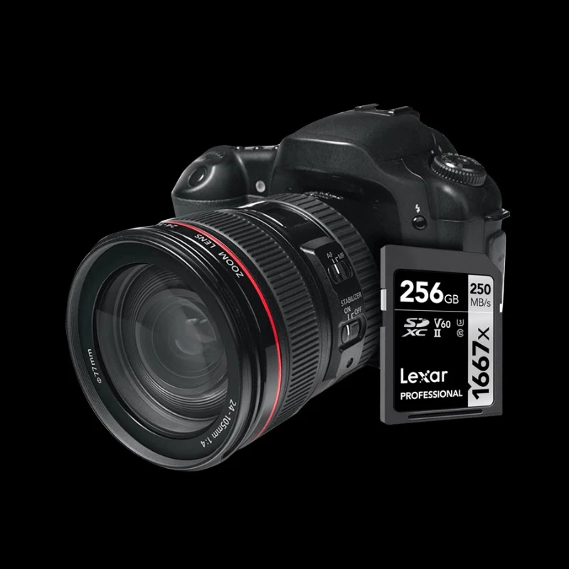 Lexar 1667x 250 МБ/с./с высокая скорость 64 Гб 128 ГБ 256 SD SDHC SDXC UHS II U3 карта памяти для 1080P Full HD