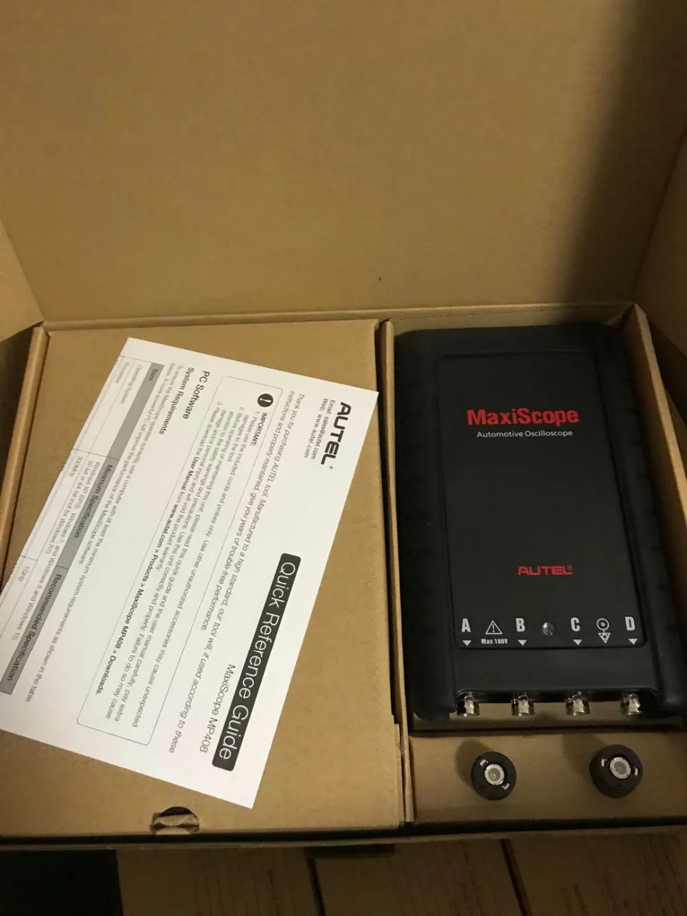 15% срез! Autel MaxiScope MP408 4 канальный автомобильный осциллограф работает с Maxisys MS906BT MS908