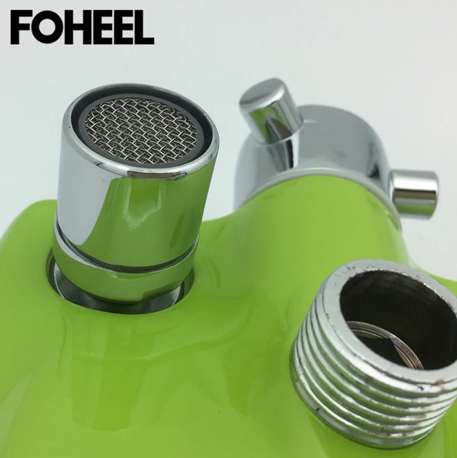 FOHEEL смеситель для душа для ванной, смеситель для холодной и горячей воды, смеситель для душа, хорошее качество, бронзовый полированный настенный смеситель для душа