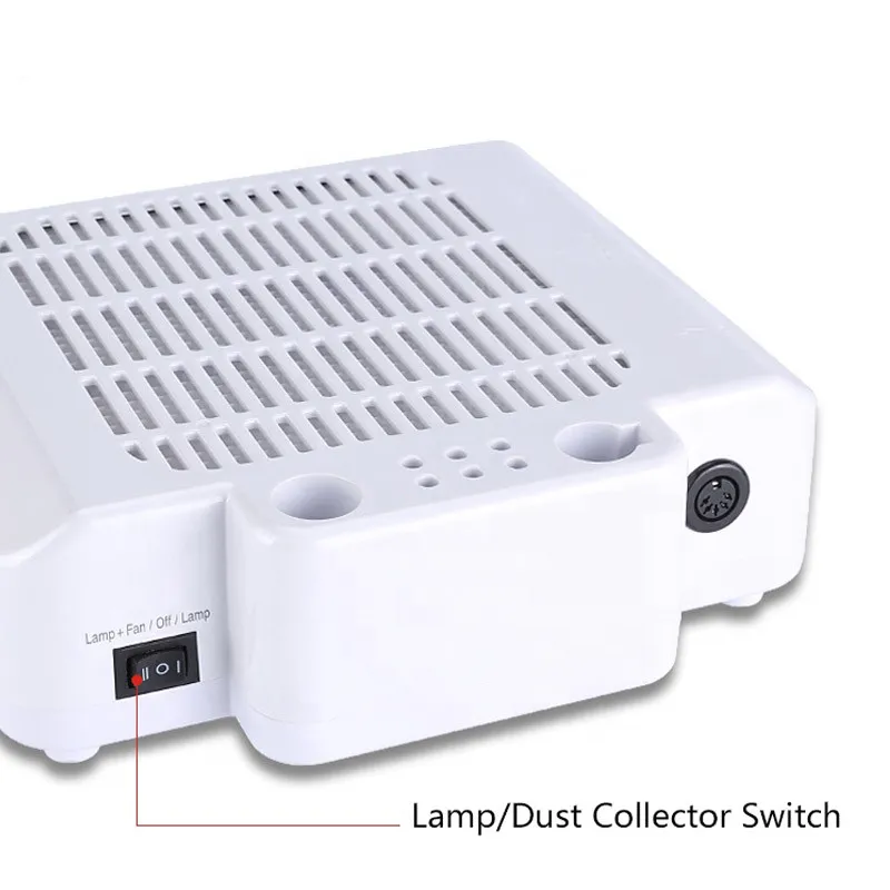 Пылесборник для ногтей 60 Вт низкий уровень шума очиститель маникюра пыль