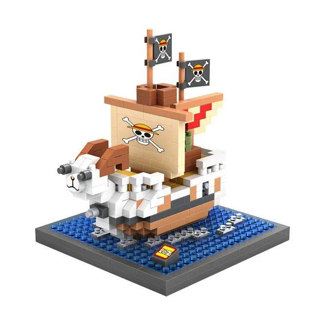LOZ пират Серия Блоков де строительства аниме Bateau Modele briques Jouets loisirs Pour Enfants Cadeaux
