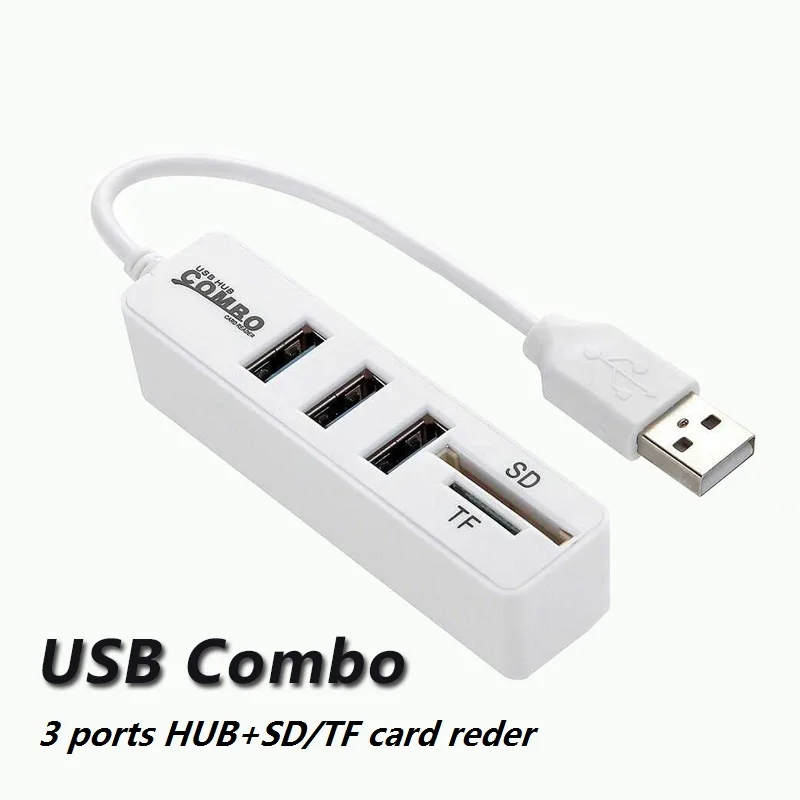 Комбо 2 0 USB 3 Порты и разъёмы Hub + SD карты памяти высокой Скорость Multi Разветвитель
