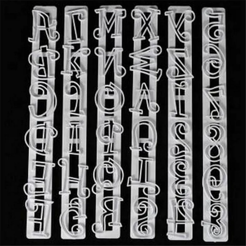 6Pcs /Set Letters Numbers Shape Cake Embossing Cutter Decorating Stencil Kitchen Accessories | Дом и сад