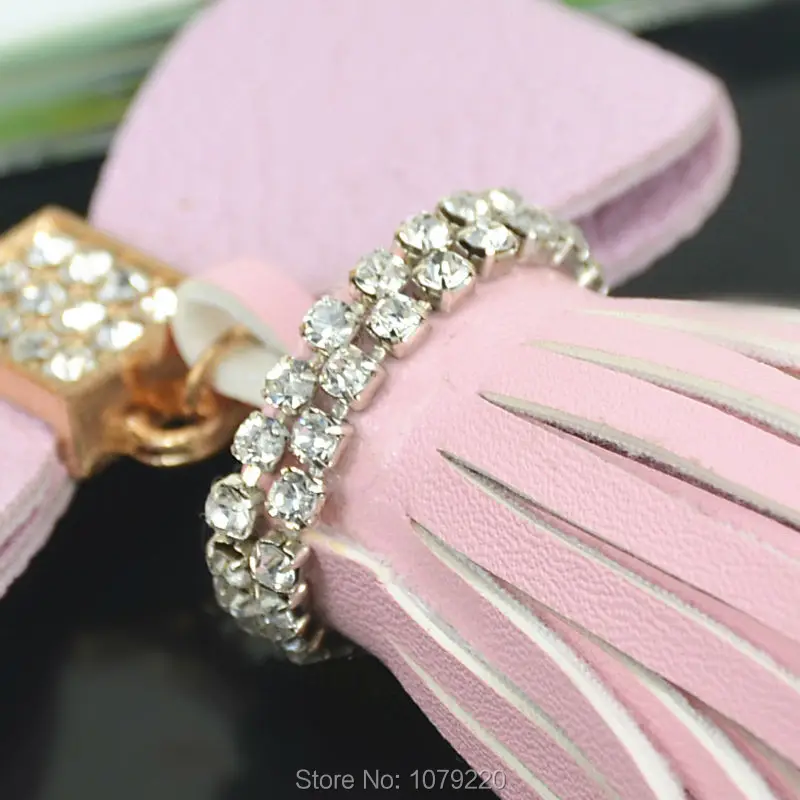 Новинка модное женское ювелирное изделие из искусственной кожи с розовым и белым