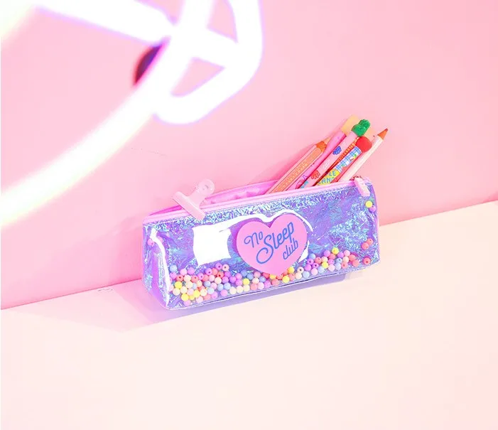 zise 1 шт. Kawaii из искусственной кожи чехол конфетная Подарочная Хэлло Китти школьный пенал карандаш Чехол Карандаш сумка, школьные принадлежности канцелярские товары - Цвет: zise