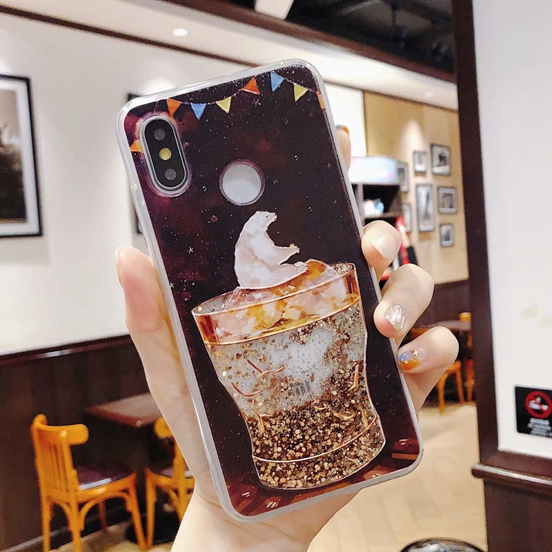 Luxury Quicksand Case for xiaomi redmi note 5 Global Cover pro Glitter Dynamic Liquid Phone Shell plus |