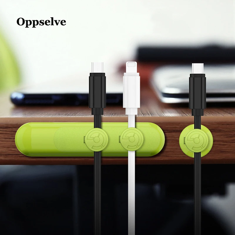 Oppselve магнитный зажим для кабеля телефона USB зарядное устройство держатель
