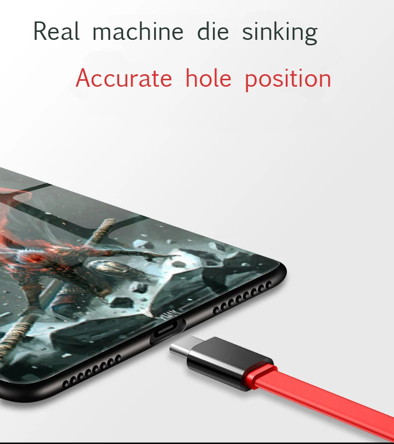 Чехол для телефона iphone6 6plus 7 7plus 8 X с защитой от падения закаленное стекло мягкий