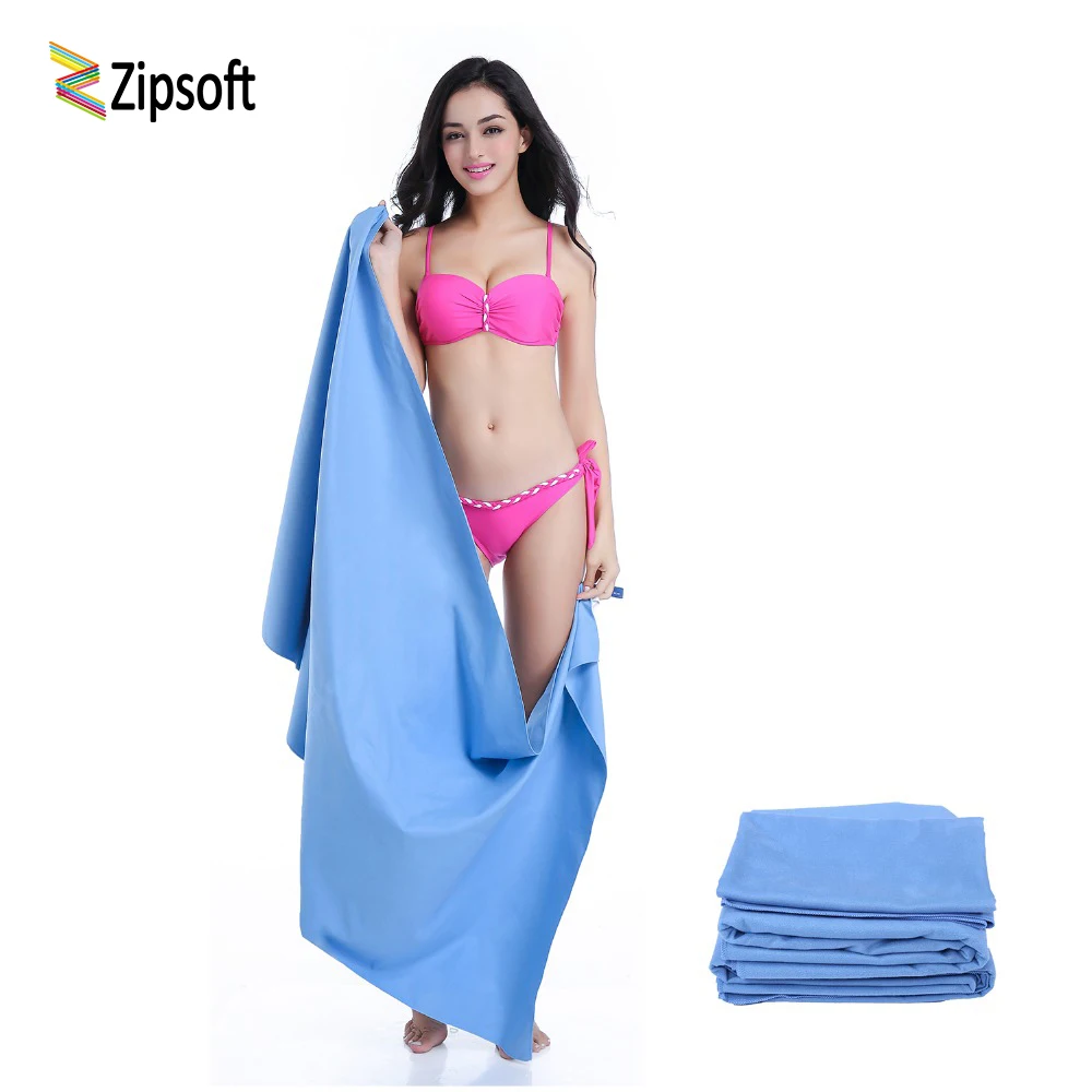 Zipsoft пляжные полотенца с сетчатой сумкой одеяло накидки спортивные и дорожные