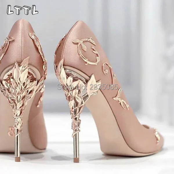 Sapatos Mulher/потрясающие свадебные туфли с острым носком женские лодочки на