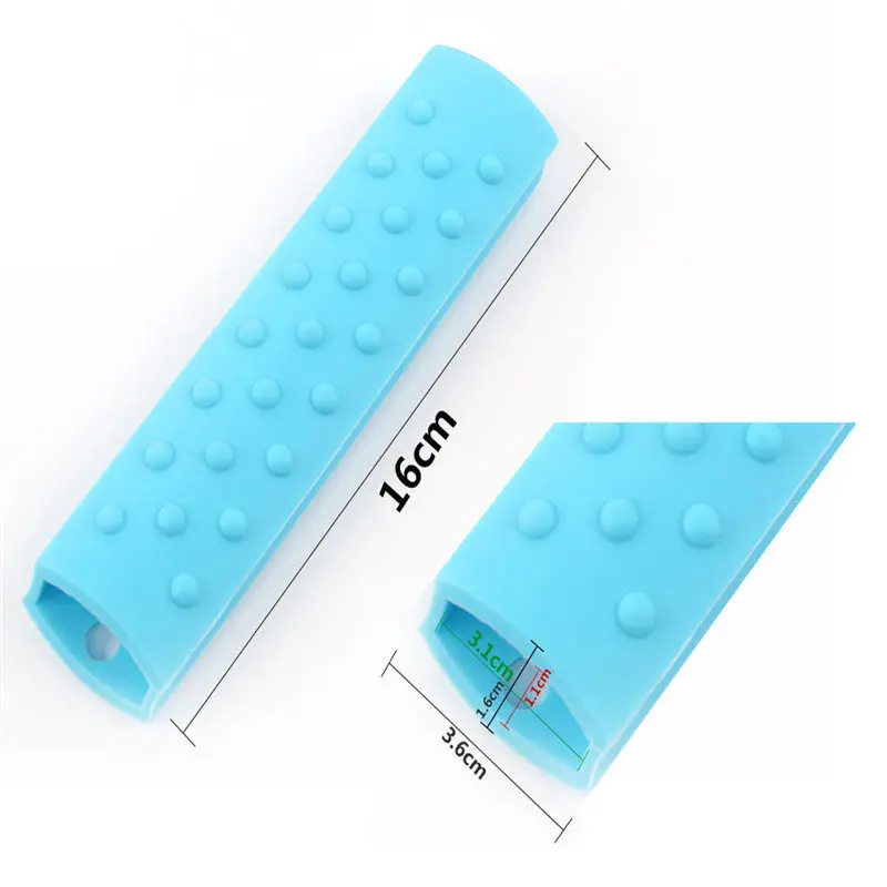 

Heat Resist Insulation Silicone Pot Pan Handle Mitts Cover Holder Non-slip Cookware Part Utensil Kitchen Cooking Tool U3