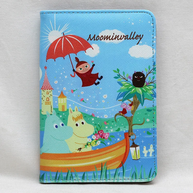 Мультфильм Аниме Дракон Кошка Китти паспортный пакет держатель для карт