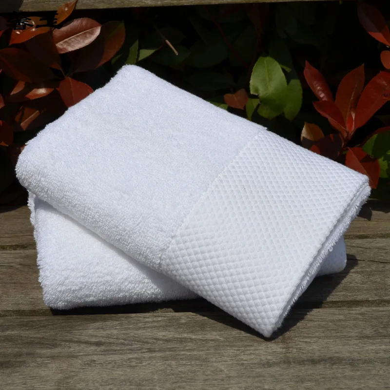 100% хлопок высокое качество комплект белых полотенец с 3 шт. отель полотенца