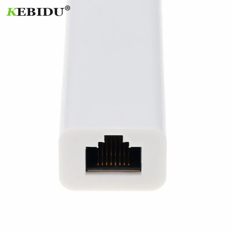 Адаптер Kebidu USB-C Ethernet 3 USB C Hub для RJ45 Lan адаптер сетевая карта Macbook ThinkPad Samsung ноутбука |