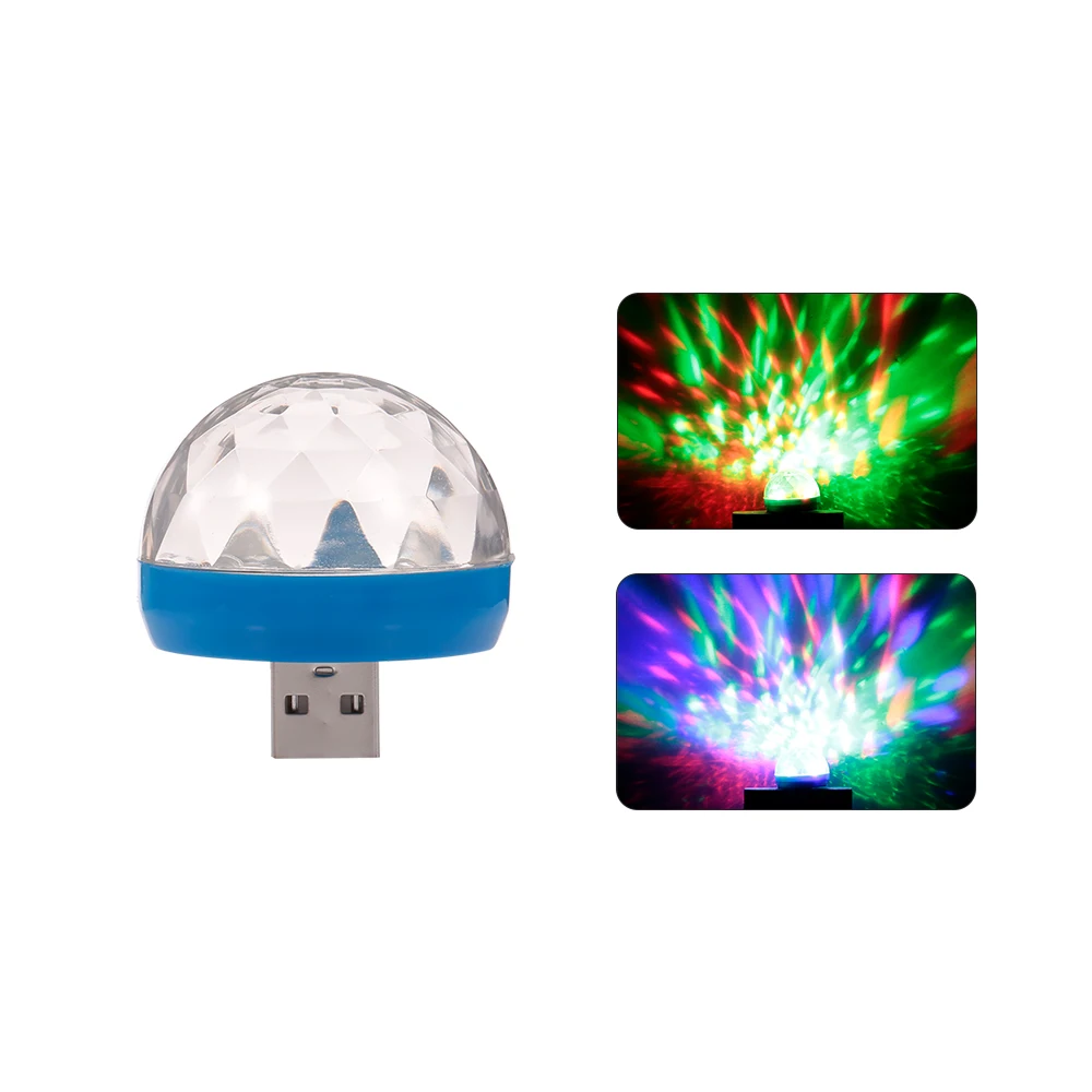 Мини светильник светодиодный RGB для дискотеки 4 Вт|USB-гаджеты| |