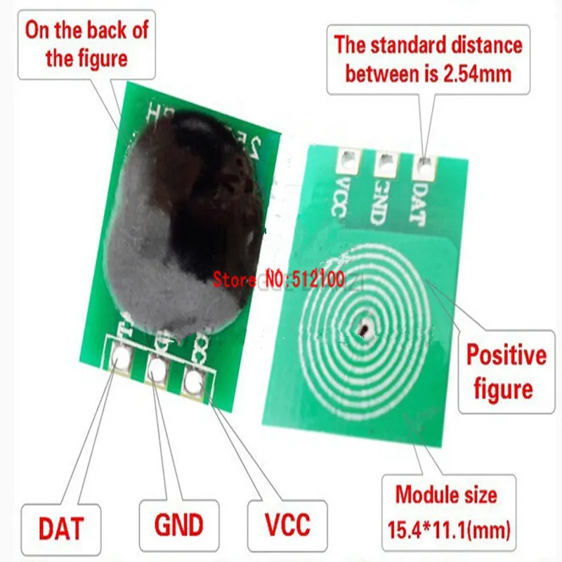 Free shipping 10PCS touch sensor module pad button | Электронные компоненты и принадлежности