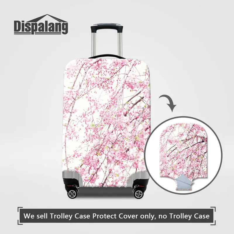 Luggage Cover02 Dispalang чехол с цветочным принтом Защитные чехлы для путешествий аксессуары пылезащитный чехол для багажа для 18-32 дюймов Чехол для костюма чехол - Цвет: Luggage Cover02