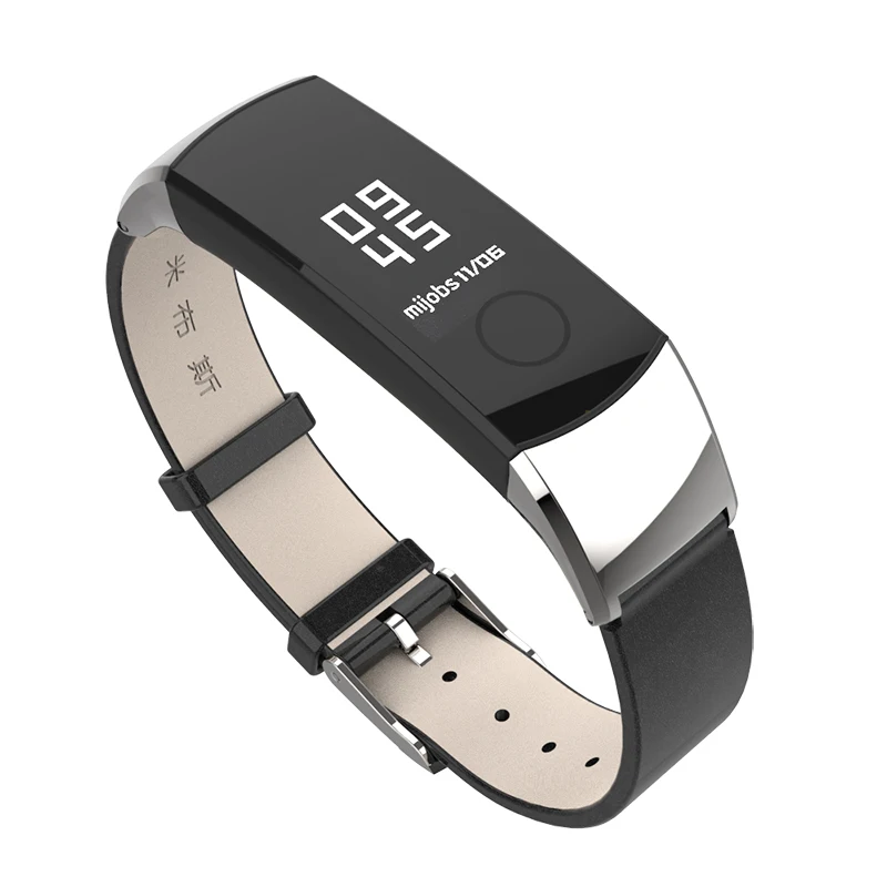 Кожаный ремешок Mijobs для huawei Honor Band 4, браслет, аксессуары для умных часов, умный Браслет для Honor Band 5, ремешок