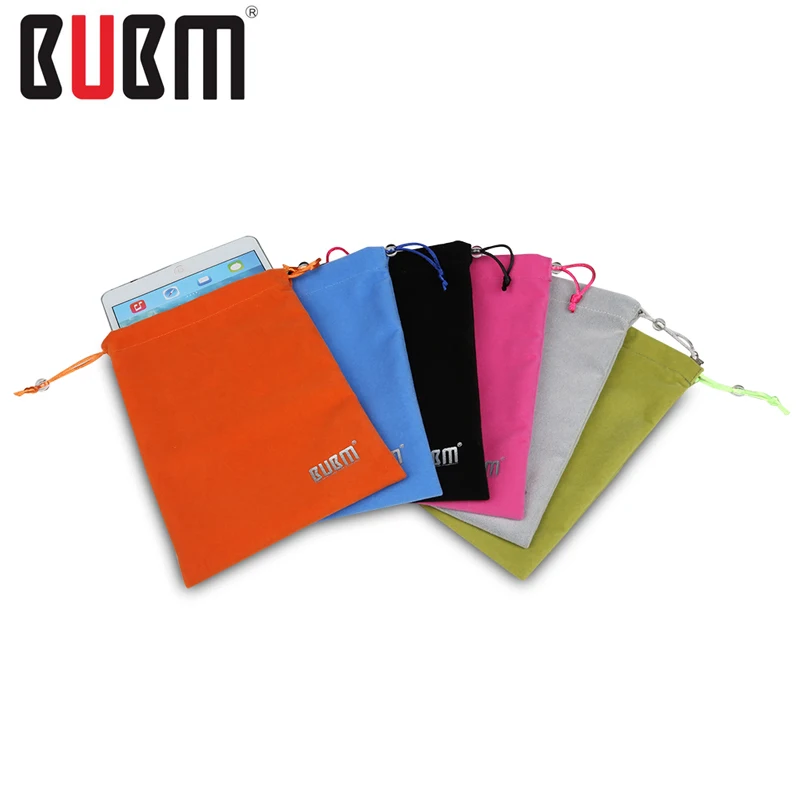 Сумка Органайзер BUBM draw string bag для хранения телефона ipad внешний аккумулятор черный
