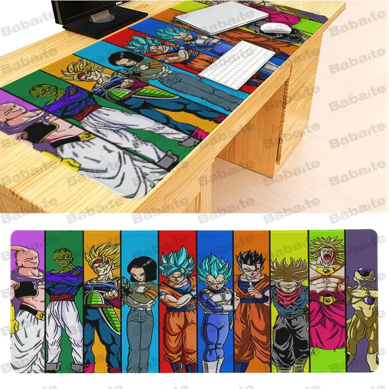 Babaite Vegeta DIY дизайн игровой с узором коврик для мыши Размер 40x90 см компьютерный