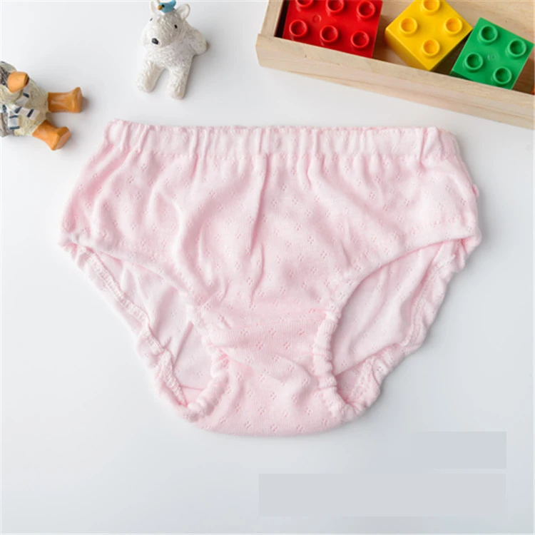 

2 piece/lot Baby Clothing cotton Wood ear Bow Pink and white Girl Underwear 0-2 years old Newborn baby girl shorts Underwear