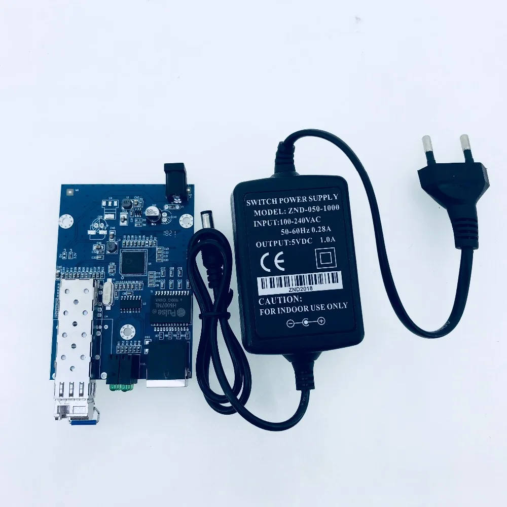 SFP оптоволоконный конвертер RJ45 гигабитный GPON/OLT медиа 1000 Мбит/с волоконно