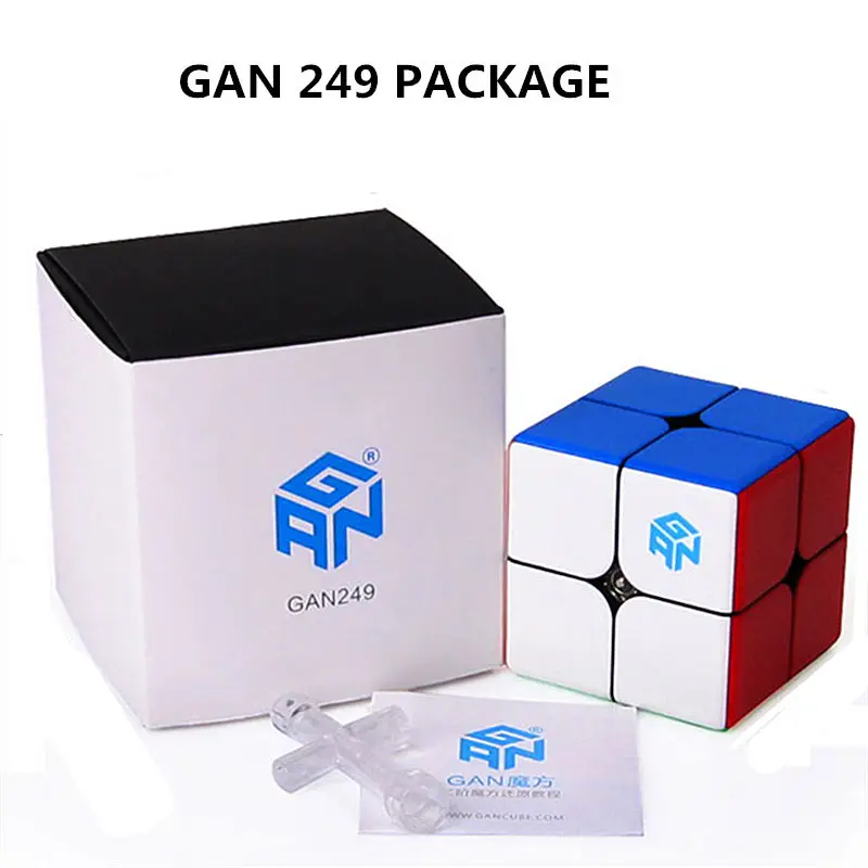 Gan249 V2 M 2x2x2 магнитные магические кубики Stickerless GAN 249 Карманный куб профессиональные магниты головоломка скоростной куб игрушки Gans