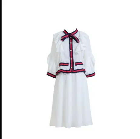 Женский комплект из двух предметов весна осень 2018 дизайнерская одежда для