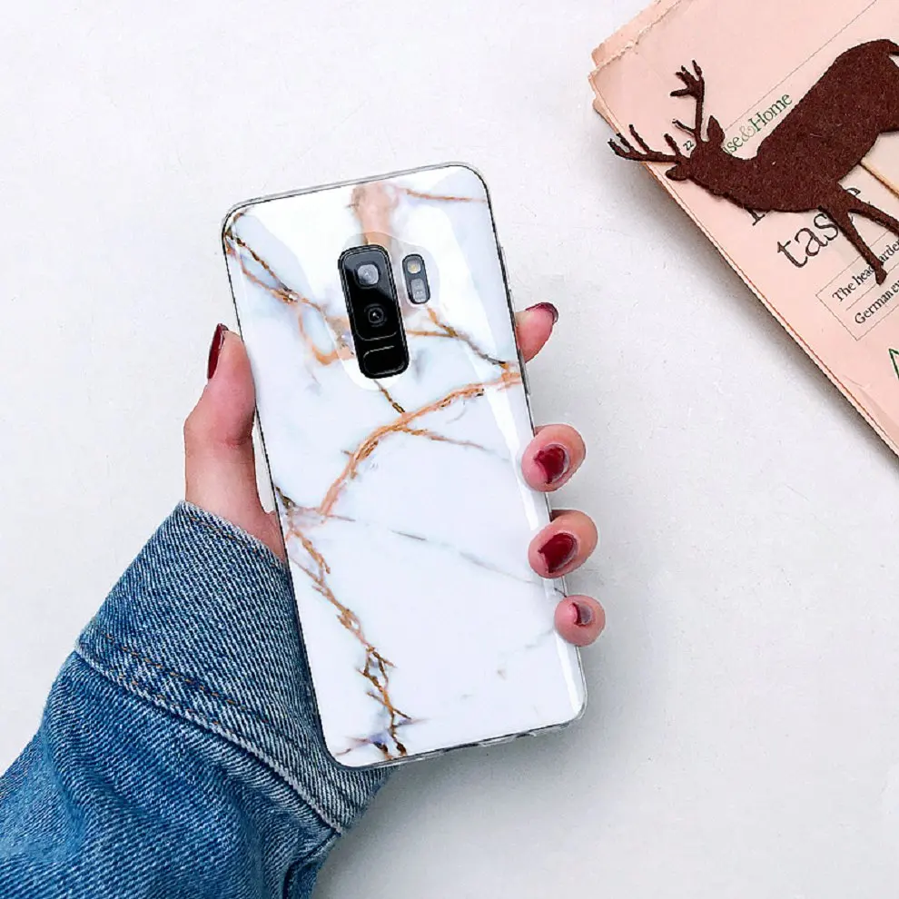 LOVECOM Винтаж Мрамор чехол для телефона для samsung Galaxy A50 A10 A20 A30 A70 S10 плюс S10e S8 S9 Plus Note 8 9 мягкий IMD задняя крышка