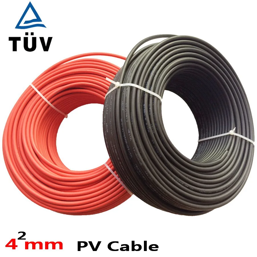 20 метров/рулон 2 5 мм2 4 6 Солнечный Кабель с покрытием XLPE/10AWG PV кабель сертификатом