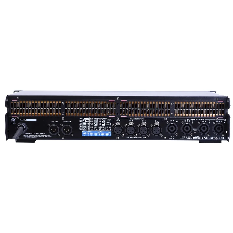 4-канальный 4*2500 Вт линейный массив класса TD 10000q звуковая система