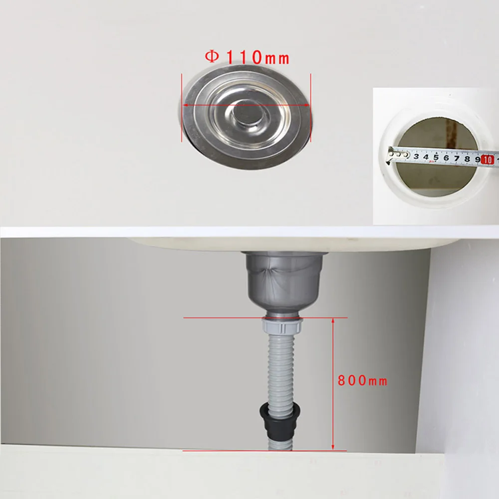 Talea 110 мм Кухня Раковина фильтр отходов комплект для керамической раковины
