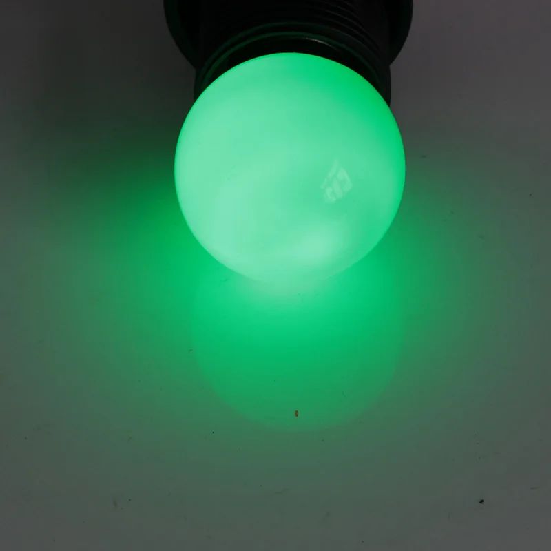 Зеленый Ампульная RGB Светодиодная лампа E27 B22 12v 24v 110v 220v Мини водонепроницаемый красочный маленький светильник 0,5 W декоративный энергосберегающий светильник ing - Испускаемый цвет: Зеленый
