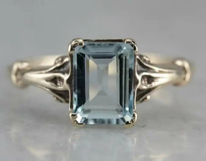 

Vintage Silver Plated Engagement Wedding Ring Wholesale fashion The New