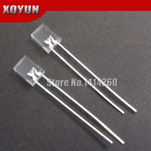 100 штпартия Длинные ножки 2*5*7 белые волосы зеленый белый синий красный желтый квадратный светодиодный фонарь изюминка длинные ножки светодиодный