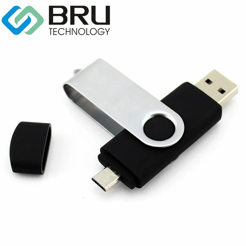 BRU 8 ГБ OTG USB флэш накопитель для Android смартфон OEM памяти персонализированные stick на