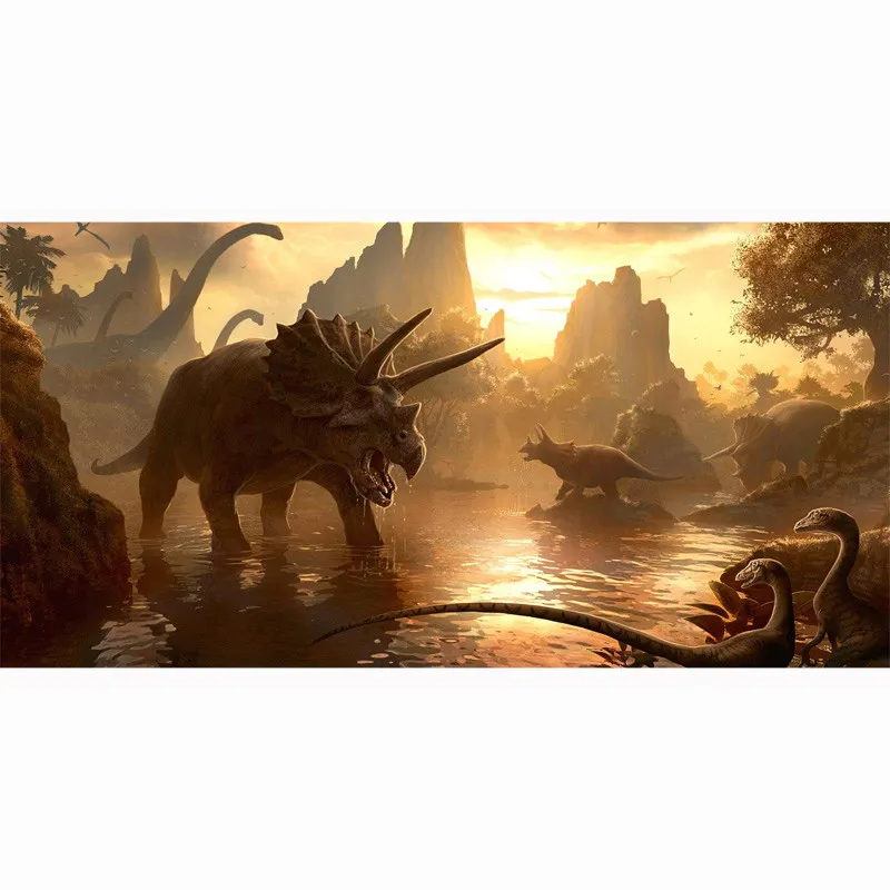 Модный принт динозавра 70*140 см бамбуковое волокно банное пляжное полотенце