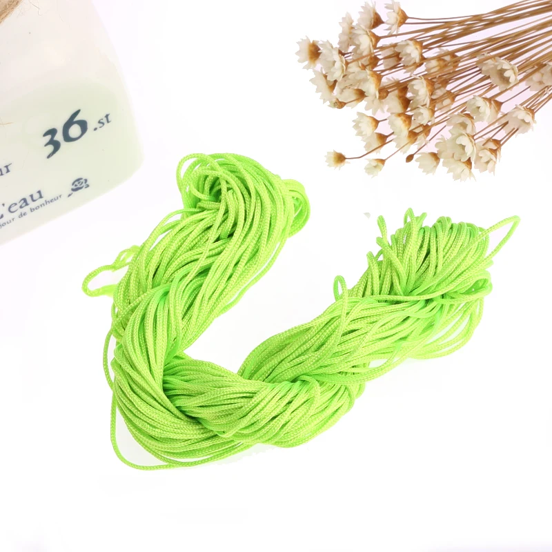 Нейлоновые шнуры с узлом 26 м/рулон тканые веревки для браслета сделай сам