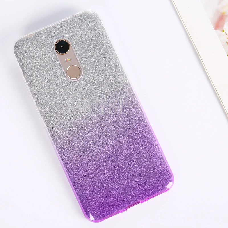 Блестящий Мягкий чехол для Xiao mi Red mi Note 6 Pro 6A 5A 5 Plus 4X S2 mi 8 Lite mi 8 SE mi A2 A1 5X 6X mi x 2S Блестящий градиентный чехол
