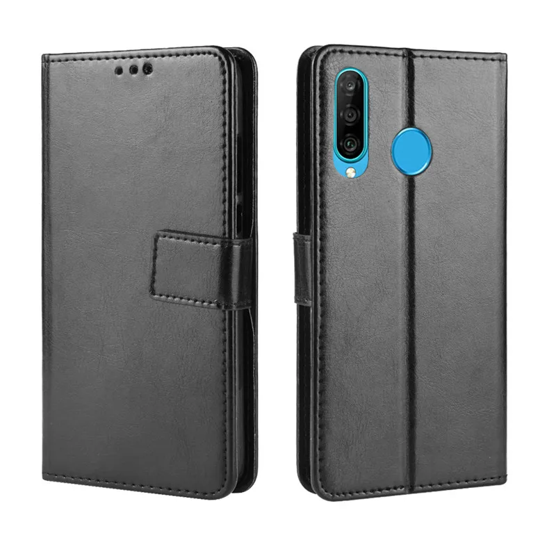 Чехол для Huawei Honor 10i Роскошный кожаный флип кошелек чехол телефона HRY LX1T с